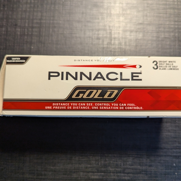 Pinnacle GOLD 3 Pack - RARE - Snickers Bites Promo Golf Balls - Picture 3 of 7